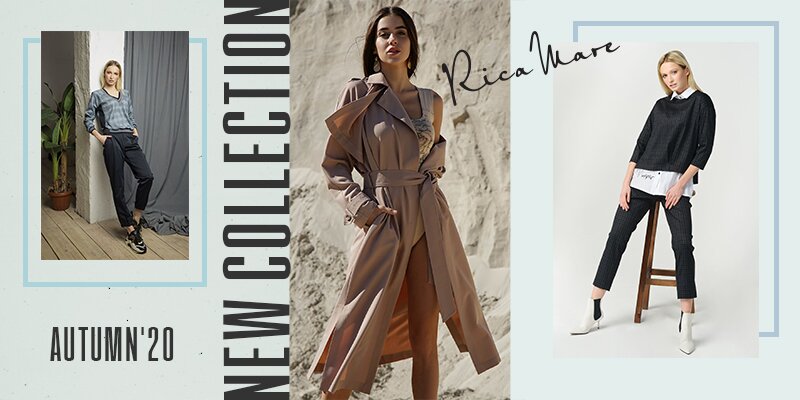 Банер 11 на 20 сторінці новин Chia.ua Новая коллекция Autumn '20 торговой марки RicaMare