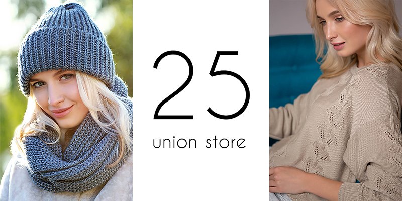 Банер 13 на 37 сторінці новин Chia.ua В ассортименте Первого оптового интернет-супермаркета Chia добавлена новая торговая марка 25 Union Store - украинский производитель женской одежды