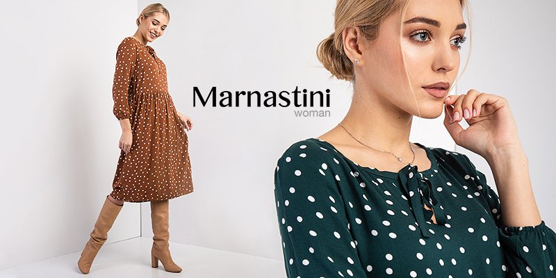 Банер 7 на 36 сторінці новин Chia.ua В ассортименте Первого оптового интернет-супермаркета Chia добавлена новая торговая марка Marnastini - украинский производитель женской одежды