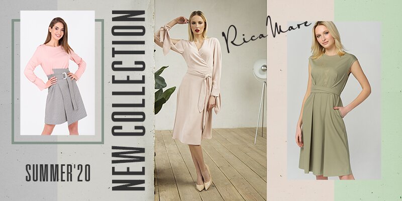 Банер 6 на 21 сторінці новин Chia.ua Новая коллекция Summer '20 торговой марки RicaMare